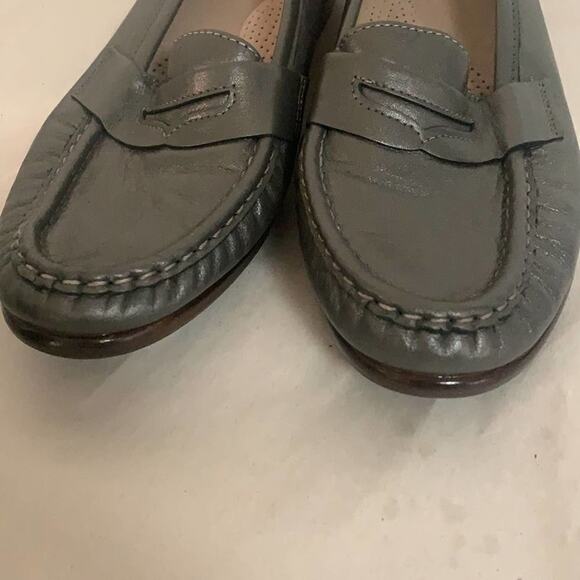 SAS TRIPAD LEATHER SILVER METALLIC SHOES SIZE 8 - Picture 6 of 6
